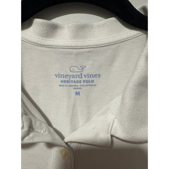 Girls' WHITE Heritage Pique Polo - Picture 3 of 4
